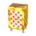 Polka-dot closet's gold nugget variant