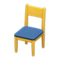 Simple Chair (Yellow - Blue) NH Icon.png