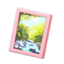 Framed Photo (Pink - Mountain Photo) NH Icon.png