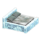 Frozen Bed (Ice - Gray) NH Icon.png