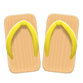 Kimono Sandals (Yellow) NH Icon.png