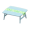 Nordic Table (Blue - Leaves) NH Icon.png