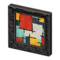 Fancy Frame (Black - Abstract Painting) NH Icon.png