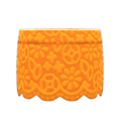 Floral Lace Skirt (Orange) NH Icon.png