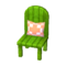 Green Chair (Grass Green - Orange) NL Model.png