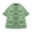 Guayabera shirt's Green variant