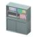 Tall file cabinet's Silver variant