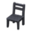 Wooden Chair's Black variant