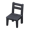 Wooden Chair (Black) NH Icon.png