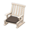 Artful Chair (White - Black) NH Icon.png