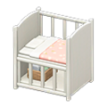 Baby Bed (White - Pink) NH Icon.png