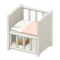 Baby Bed (White - Pink) NH Icon.png