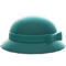 Bowler Hat with Ribbon (Green) NH Icon.png