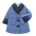 Gown coat's Blue variant