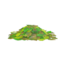 green-leaf pile