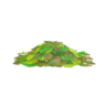 green-leaf pile