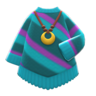 Poncho-Style Sweater (Peacock Blue) NH Icon.png