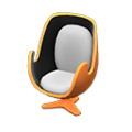 Artsy Chair (Orange - White) NH Icon.png