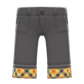 Cuffed Pants (Gray) NH Icon.png
