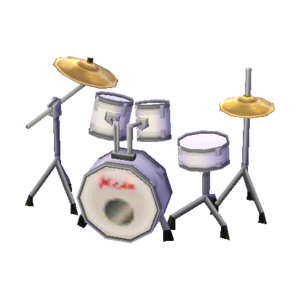Drum Set (White - White with Logo) NL Model.png