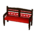 Exotic bench's Black and red variant