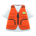 Fishing Vest (Orange) NH Icon.png