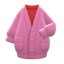 Long Chenille Cardigan (Pink) NH Icon.png