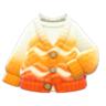 orange hotel cardigan