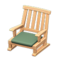 Artful Chair (Light Wood - Deep Green) NH Icon.png
