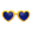Heart shades's Yellow variant