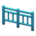 Iron fence's Light blue variant