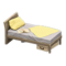 Sloppy Bed (Ash Brown - Yellow) NH Icon.png