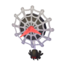 spiderweb clock