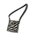 Zebra-Print Shoulder Bag (White) NH Storage Icon.png