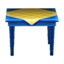 blue table