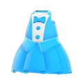 Chic Tuxedo Dress (Light Blue) NH Storage Icon.png