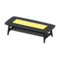Nordic Low Table (Black - Little Flowers) NH Icon.png