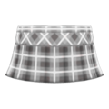 Checkered School Skirt (Light Gray) NH Icon.png