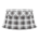 Checkered school skirt's Light gray variant