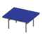 Cool Dining Table (Silver - Blue) NH Icon.png