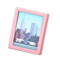 Framed Photo (Pink - Cityscape Photo) NH Icon.png