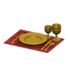 golden dishes