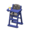 High Chair (Blue - Black) NH Icon.png