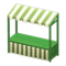 Stall (Green - Green Stripes) NH Icon.png