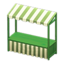 Stall (Green - Green Stripes)