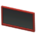 Wall-mounted TV (50 in.)'s Red variant