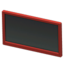 wall-mounted TV (50 in.)