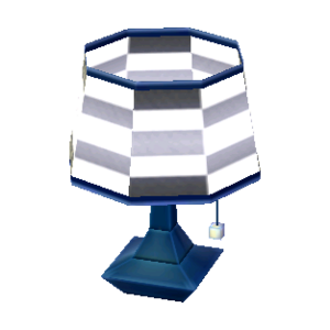 Modern Lamp (Blue Tone - Gray Plaid) NL Model.png