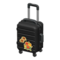 Rolling Suitcase (Black - Flowers) NH Icon.png