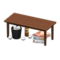 Sloppy Table (Dark Wood - Travel) NH Icon.png